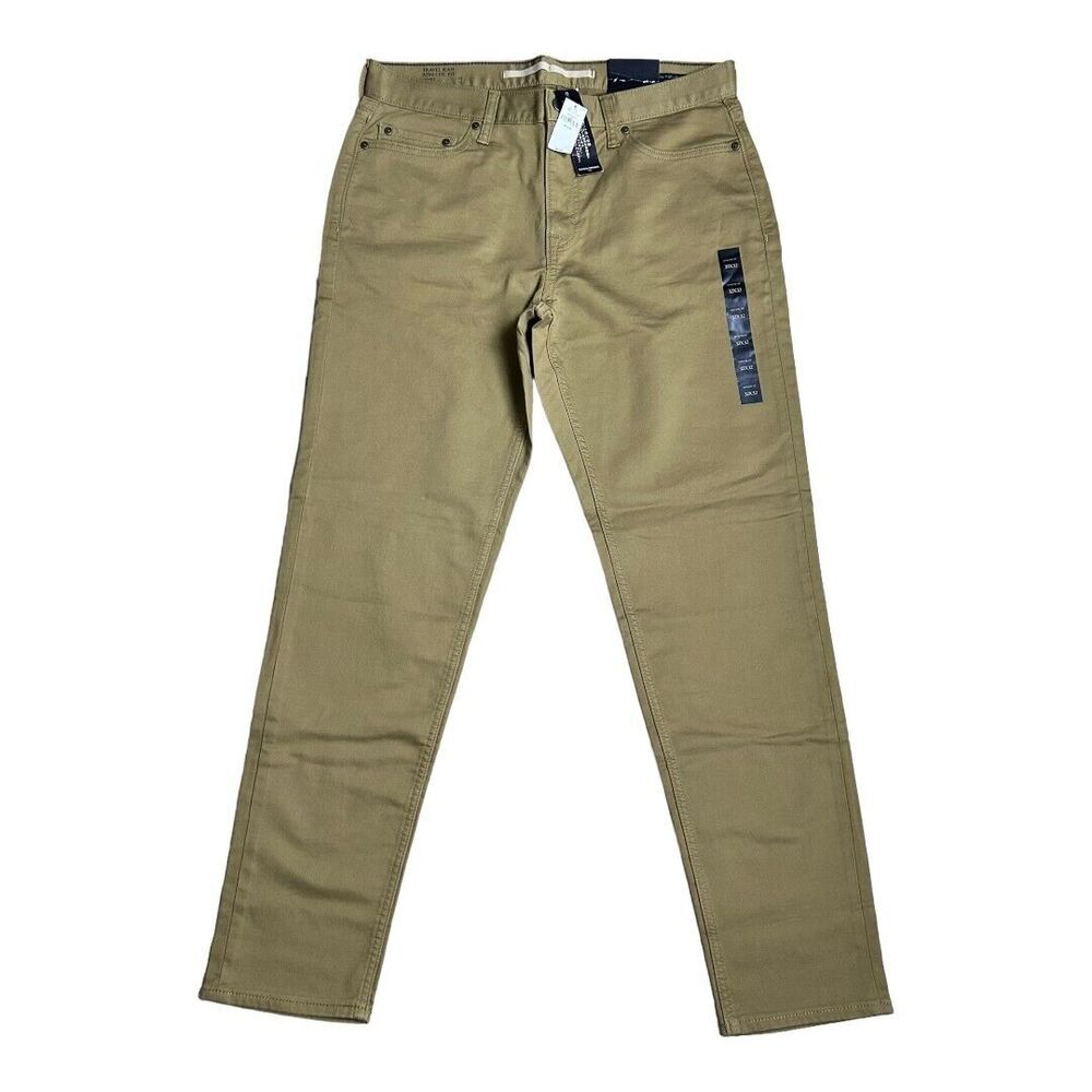 NWT‎ Banana Republic Brown Athletic Fit Travel Casual Jeans Men's Size 32 x 32